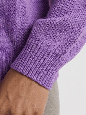 americandreams Oversized sweater 'Milana Cotton' in Purple