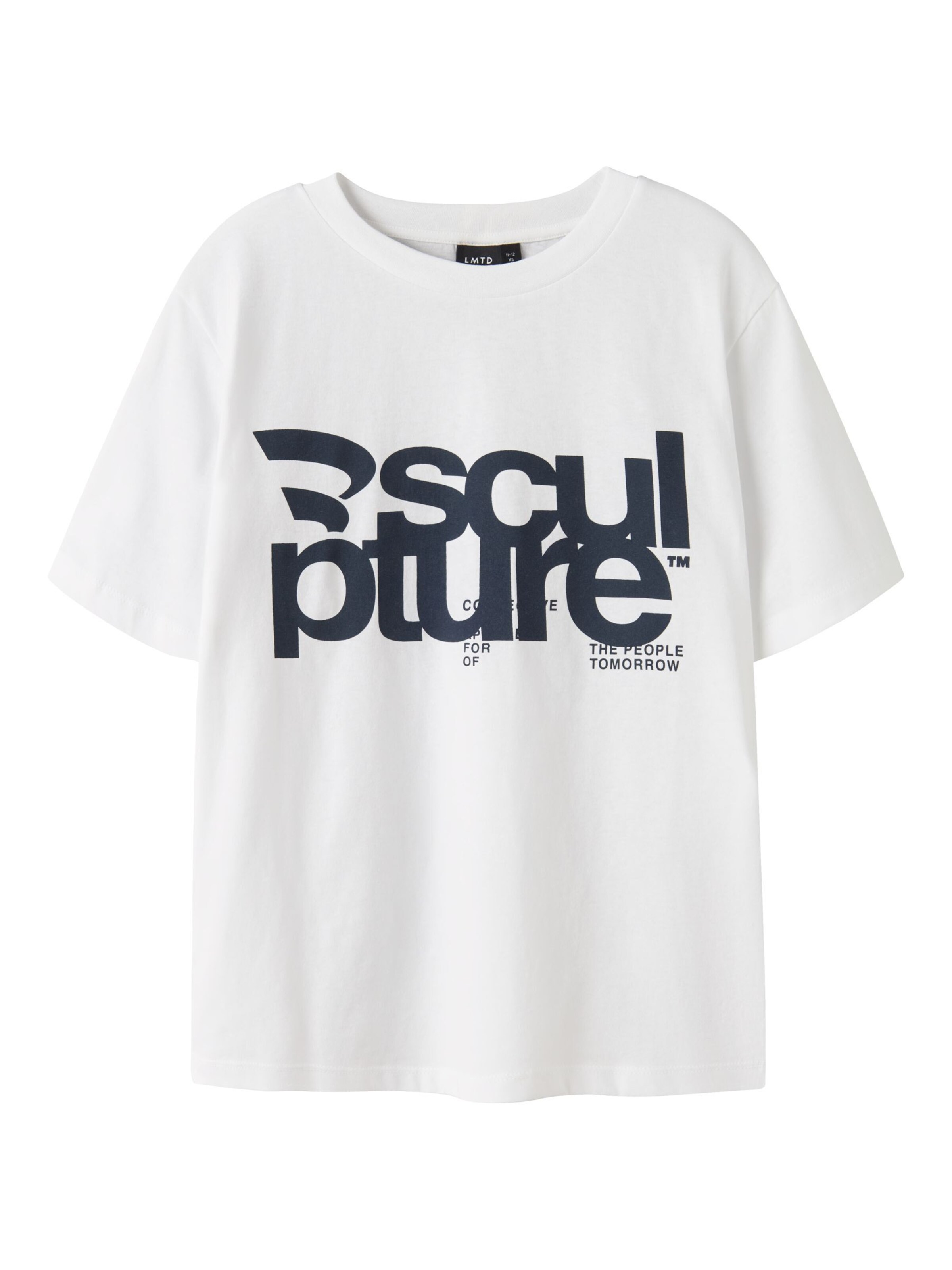 LMTD - Camiseta en blanco: frente