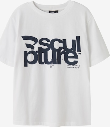 LMTD Shirt in Wit: voorkant