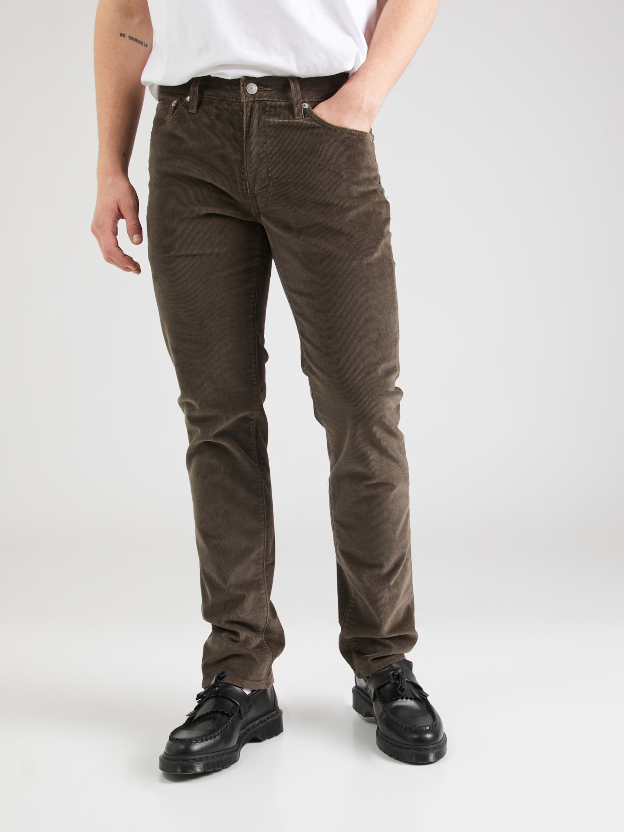 Jeans marroni uomo sale