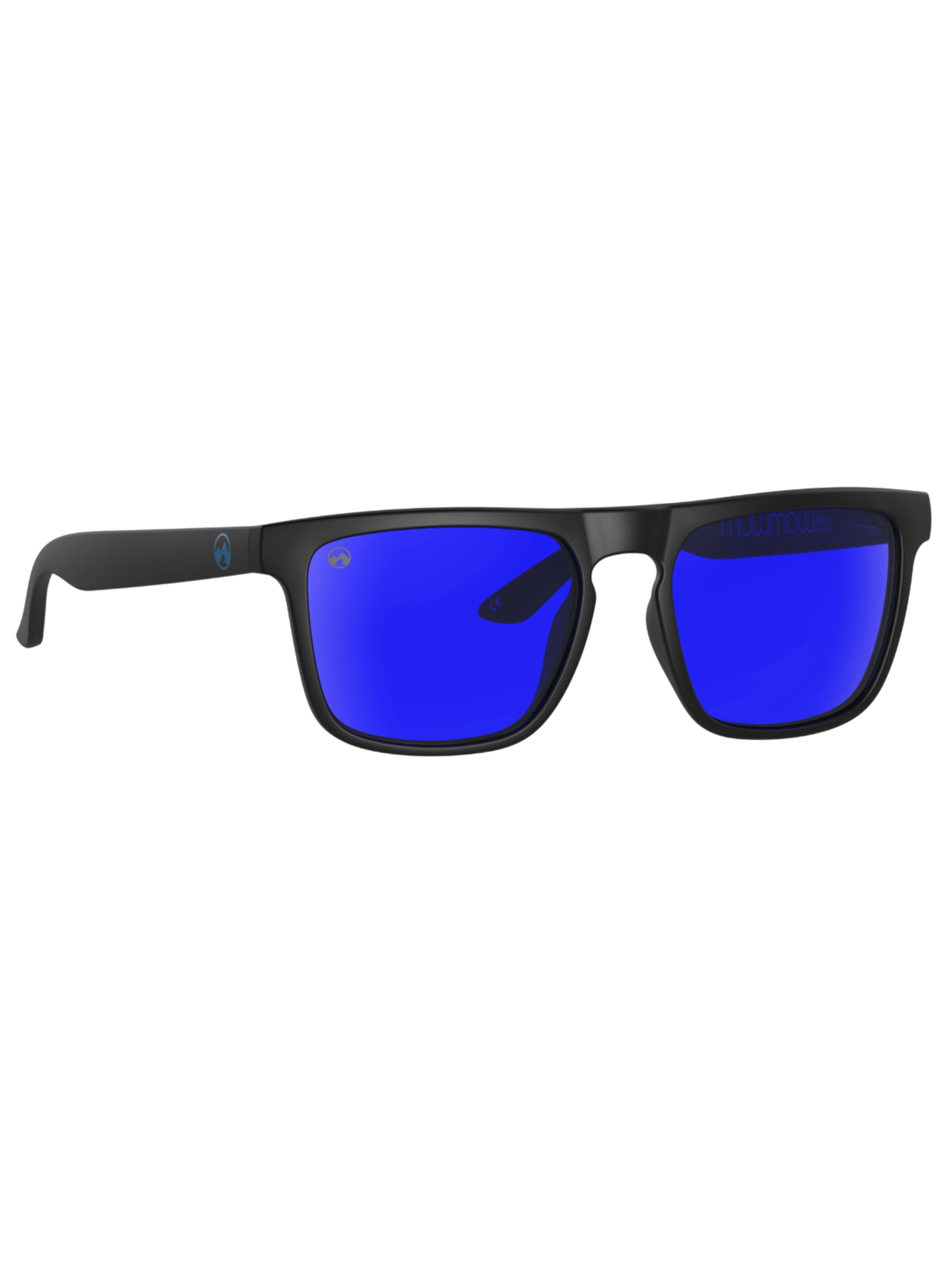 Mowmow Sportzonnebril 'MowMow Thor Sunglasses - Polarized - Men - Women - Black' in Blauw