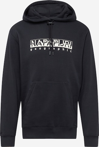 NAPAPIJRI Sweatshirt 'TELEMARK' in Zwart: voorkant