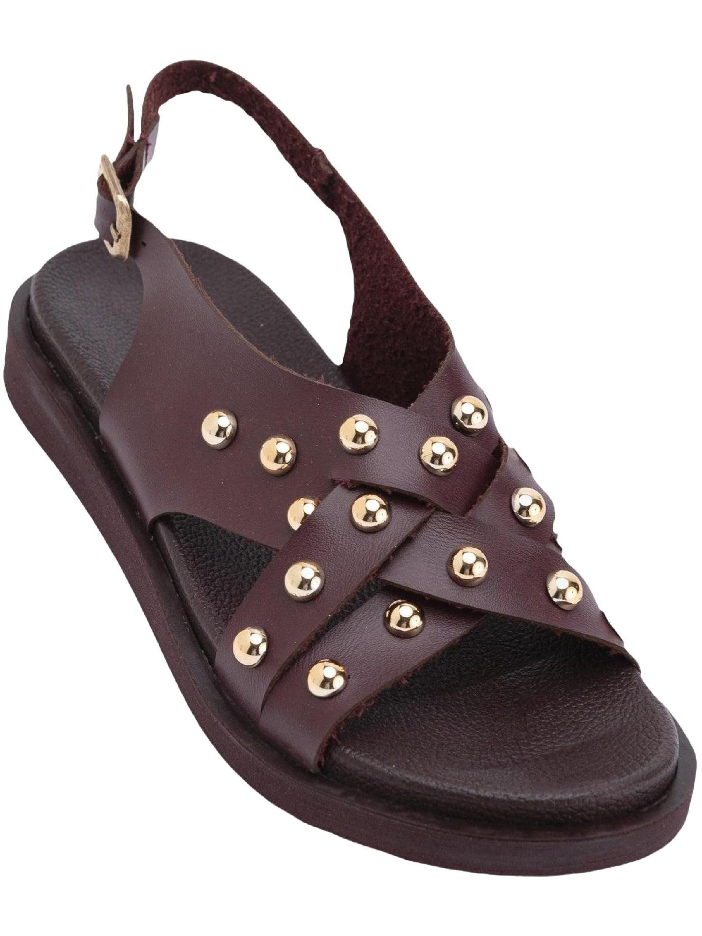Limoya - Sandalias 'Lucina' en rojo: frente