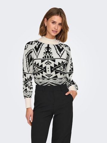 ONLY - Jersey 'ONLFRIDA' en beige: frente