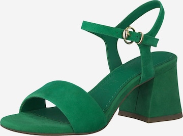 Sandale de la TAMARIS pe verde: față