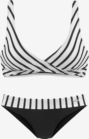 Triangolo Bikini di LASCANA in nero: frontale