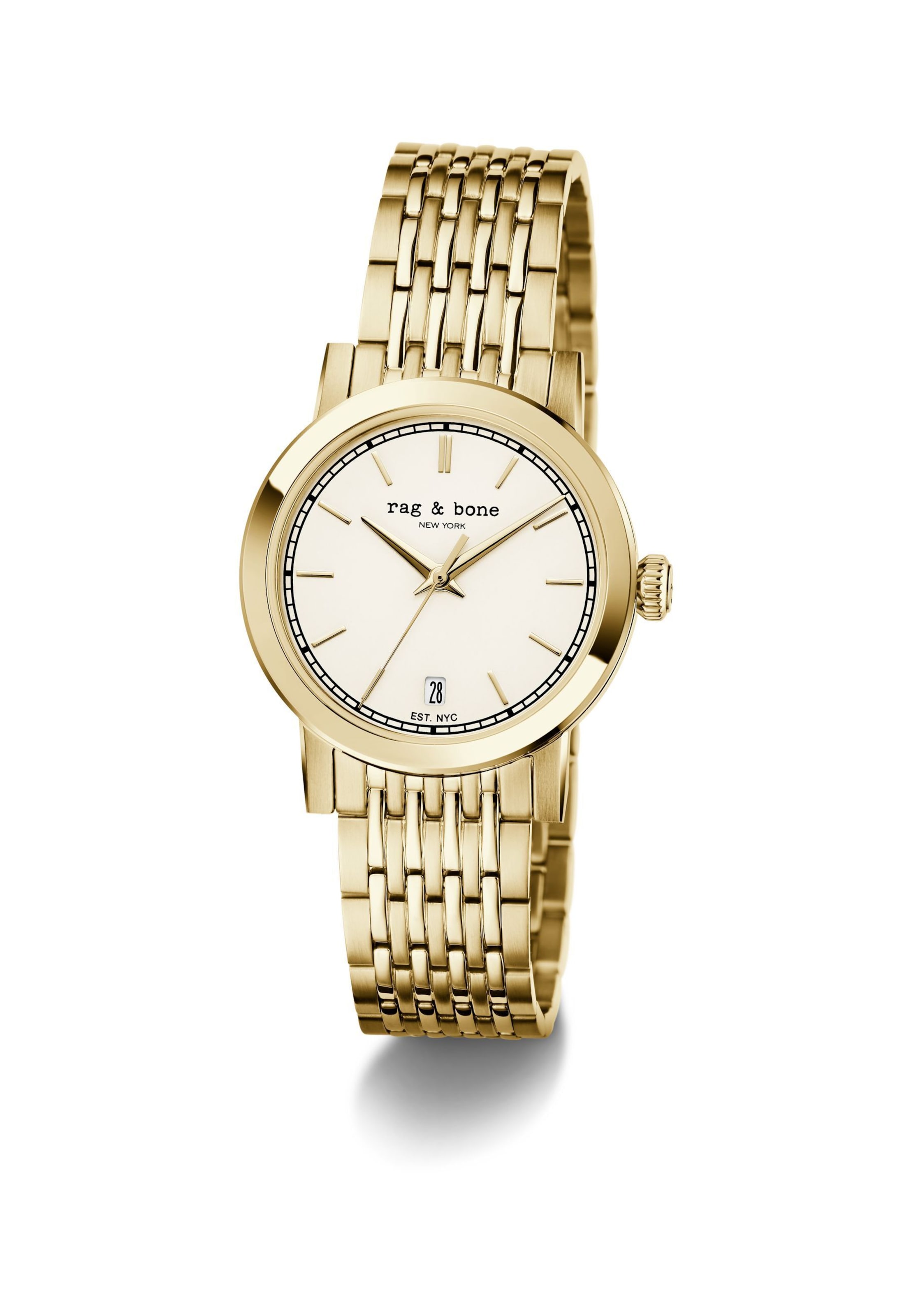 Montre à affichage analogique ' Reign ' rag & bone en or