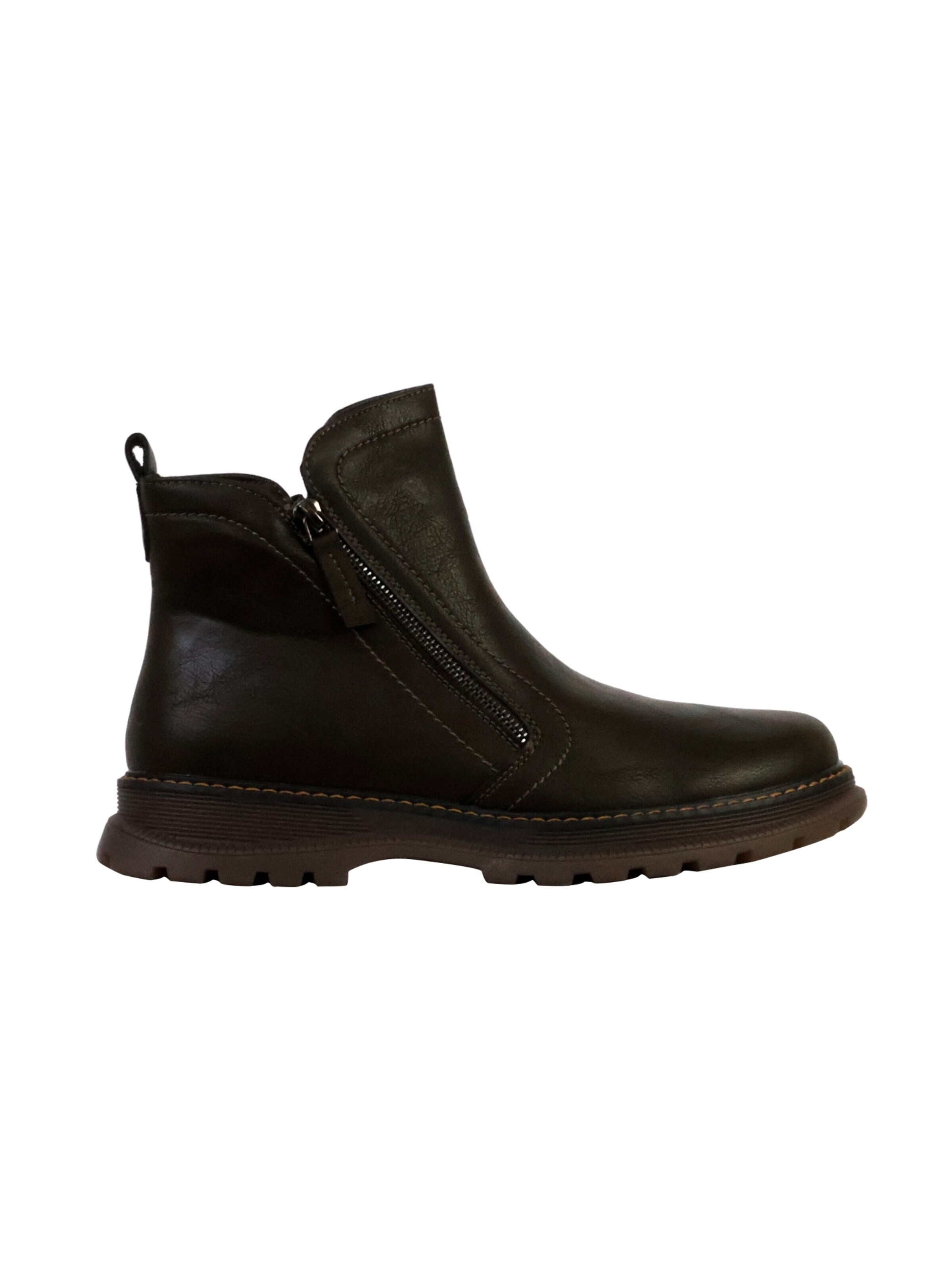 The Divine Factory Ankle boots 'Stiefeletten mit Reißverschluss' in Green