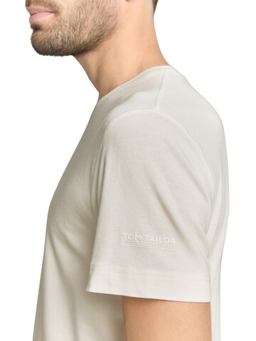 TOM TAILOR T-Shirt in Beige