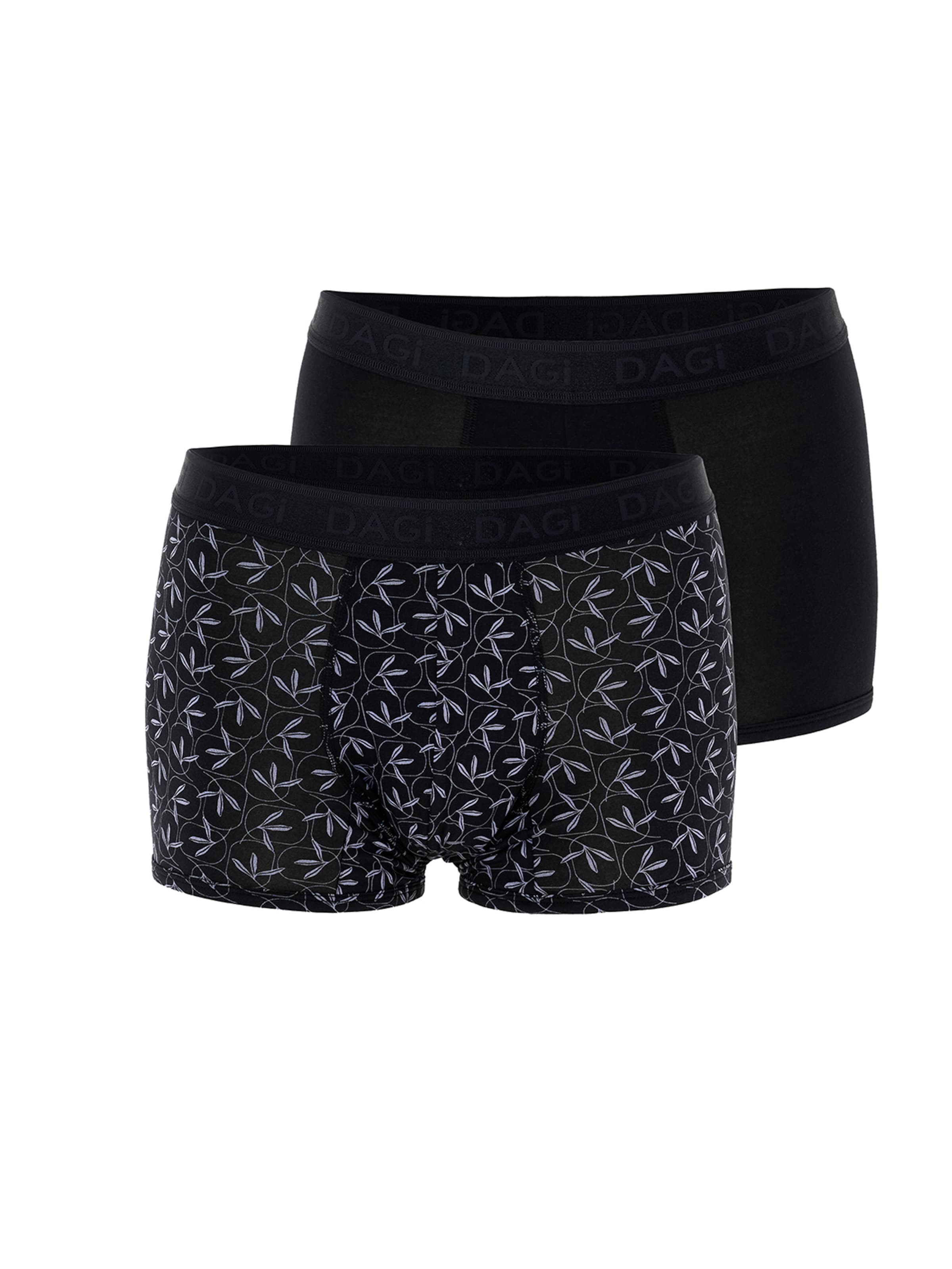 Dagi Boxeralsók - fekete: elől