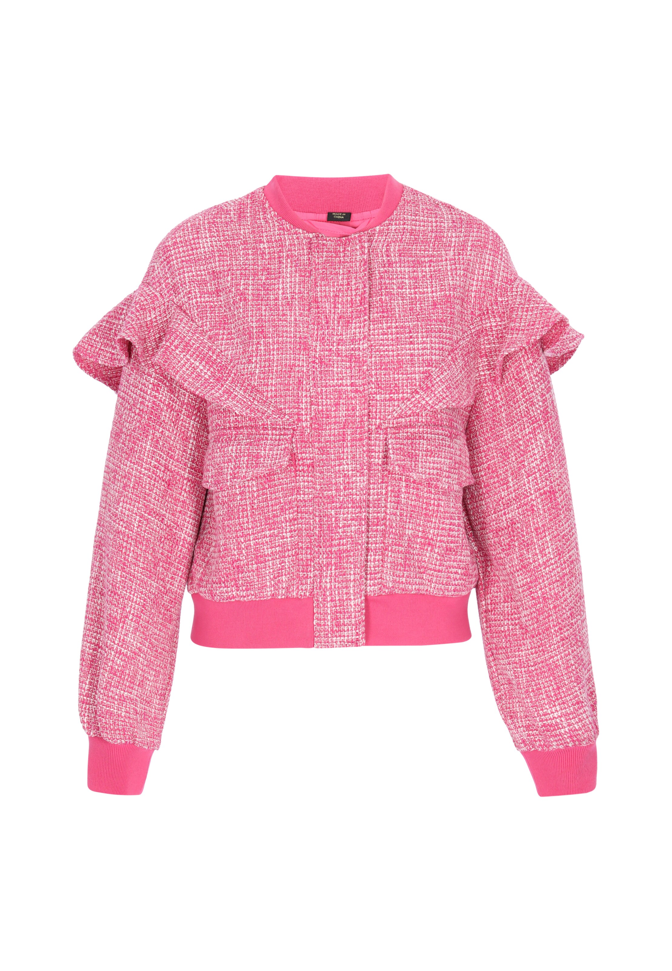 faina Between-season jacket 'Festive' in Pink: front
