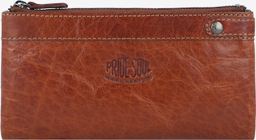 Pride and Soul Wallet in Brown: front