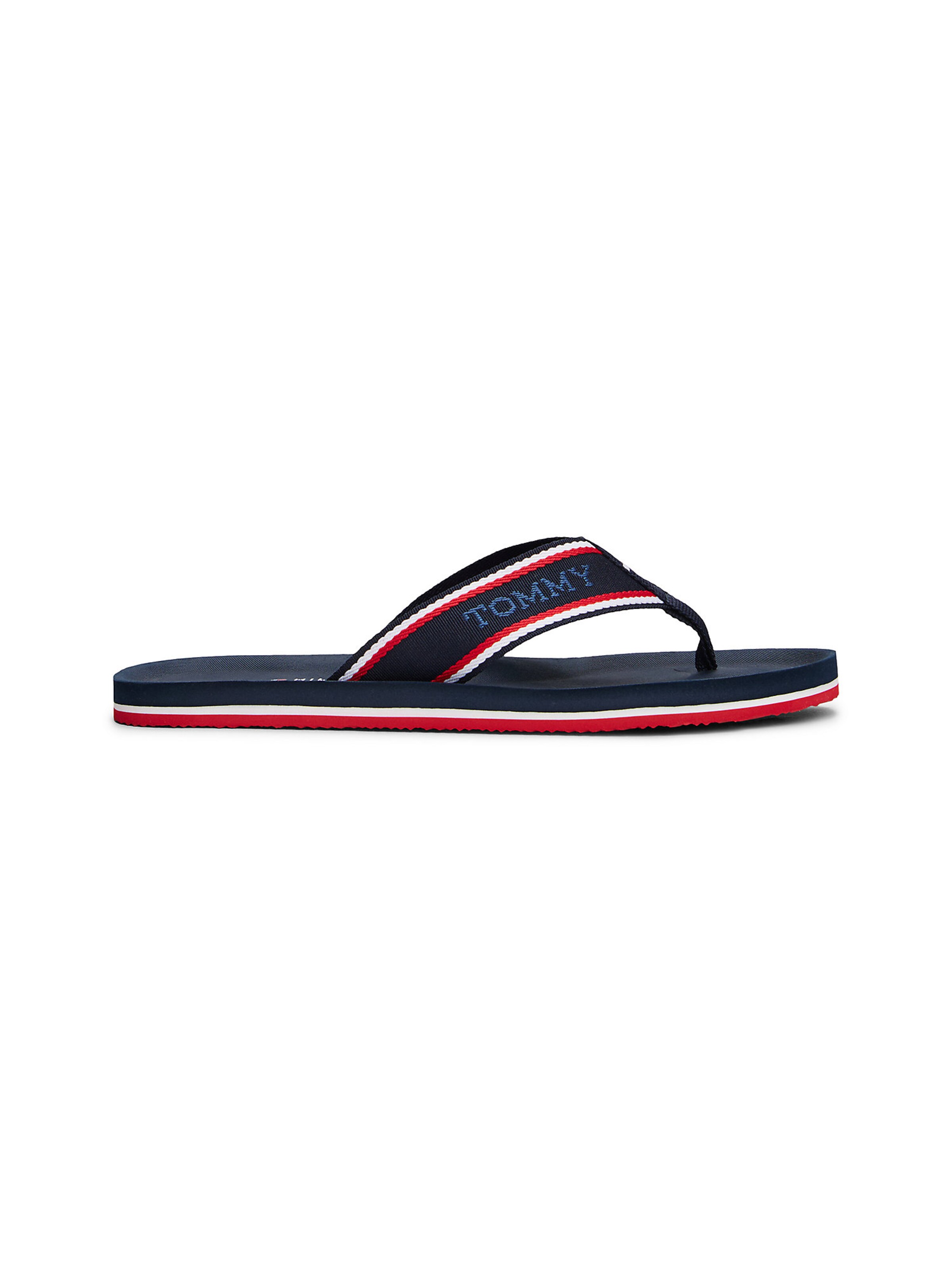 TOMMY HILFIGER Teenslippers in Blauw