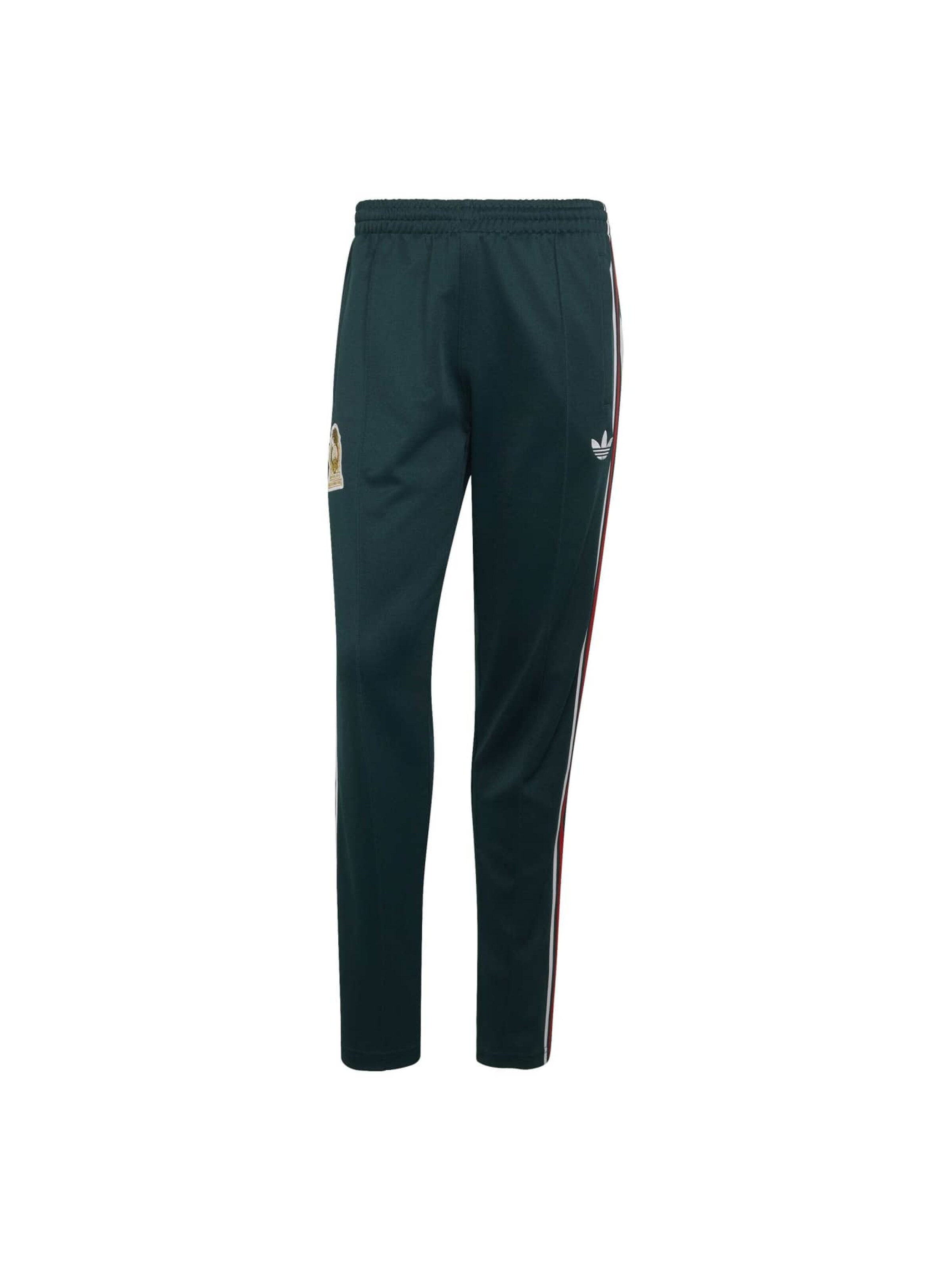 ADIDAS PERFORMANCE Workout Pants 'FMF' in Light yellow / Green / Carmine red / White, Item view