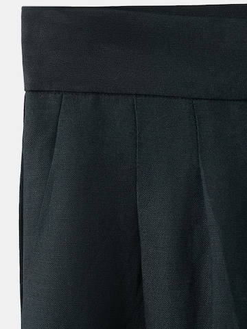 Wide leg Pantaloni con pieghe 'LBOLGA' di MANGO in blu