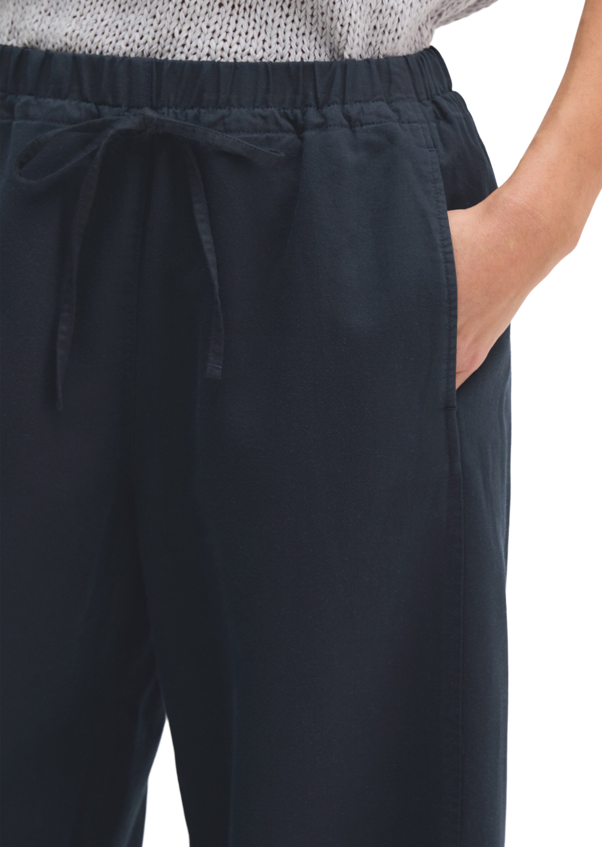 Marc O'Polo Wide leg Trousers in Blue