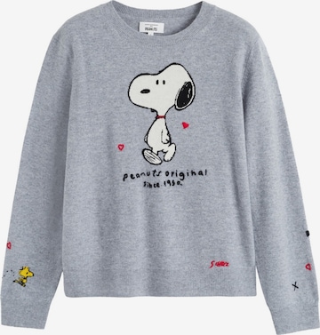 Chinti & Parker Svetr 'Snoopy Original' – šedá: přední strana