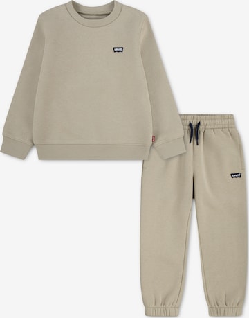 Levi's Kids Sweatsuit in Beige: front