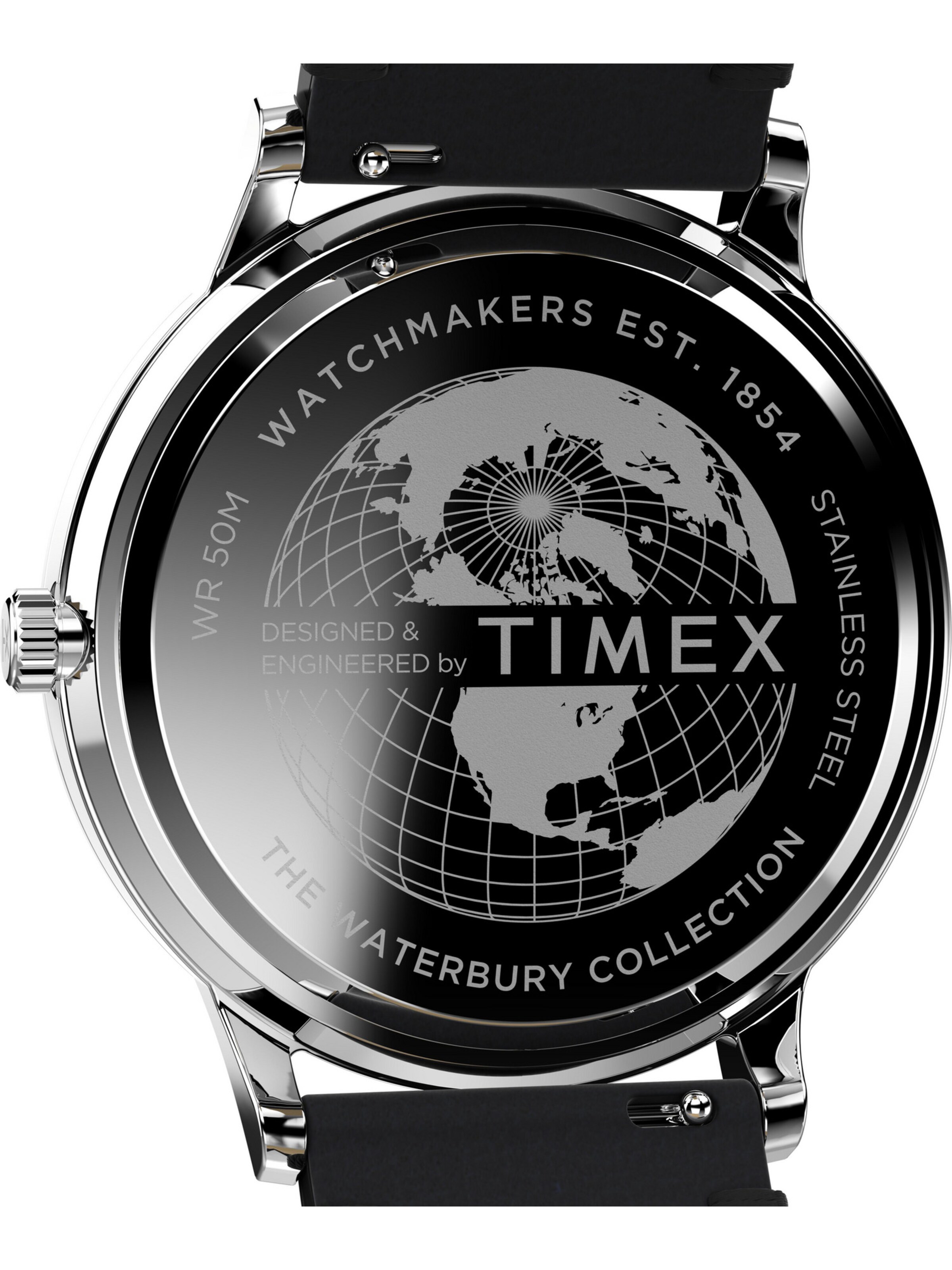 TIMEX Analoog horloge 'Waterbury Traditional' in Zwart