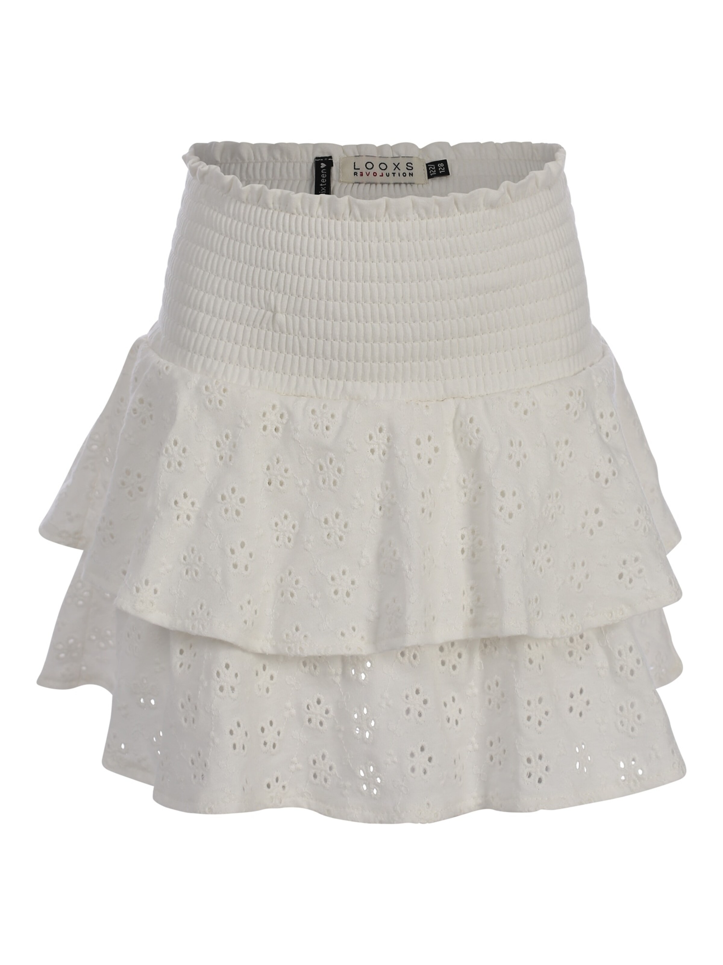 Looxs Revolution Skirt in White: front
