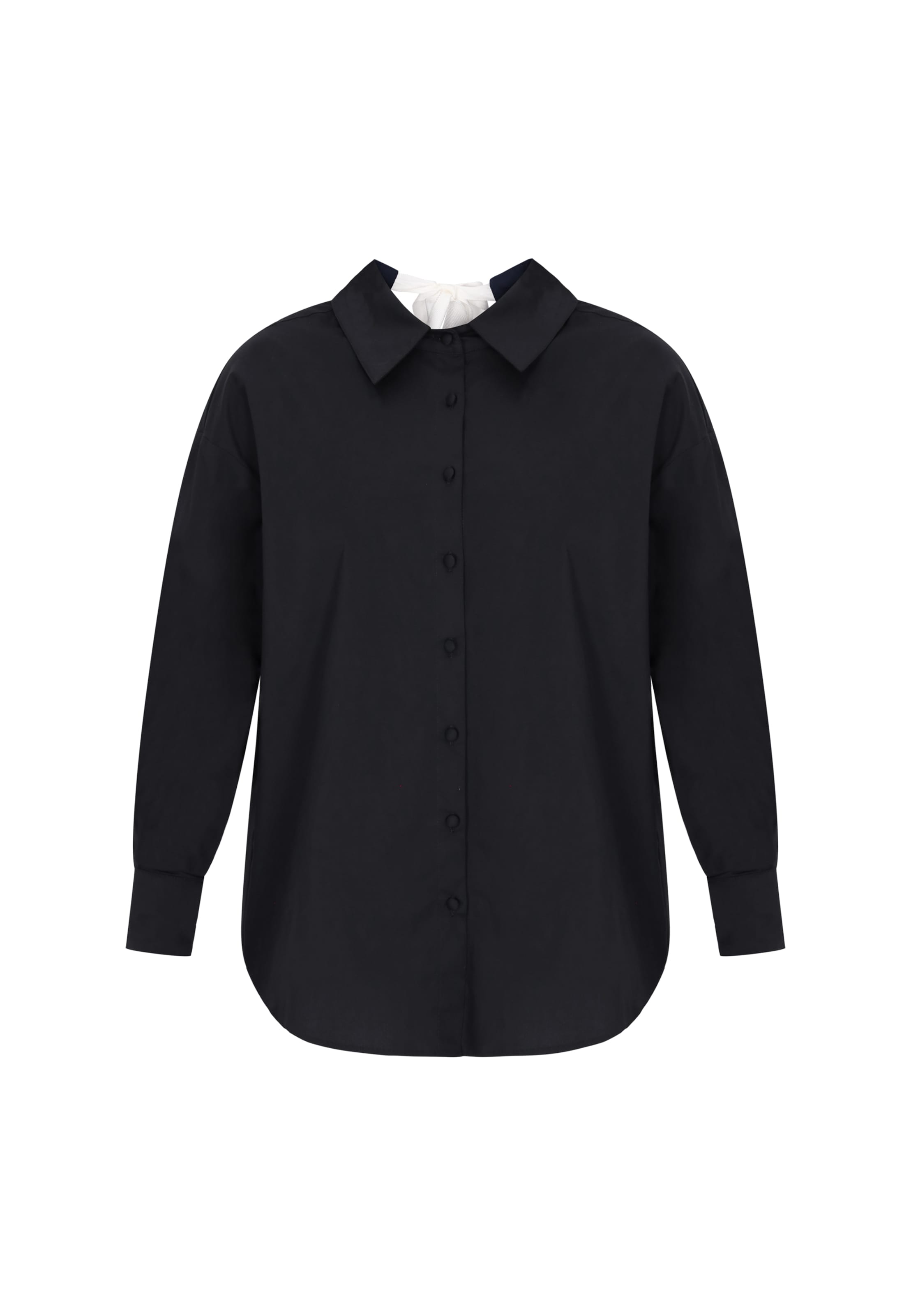 DreiMaster Klassik Blouse in Black: front