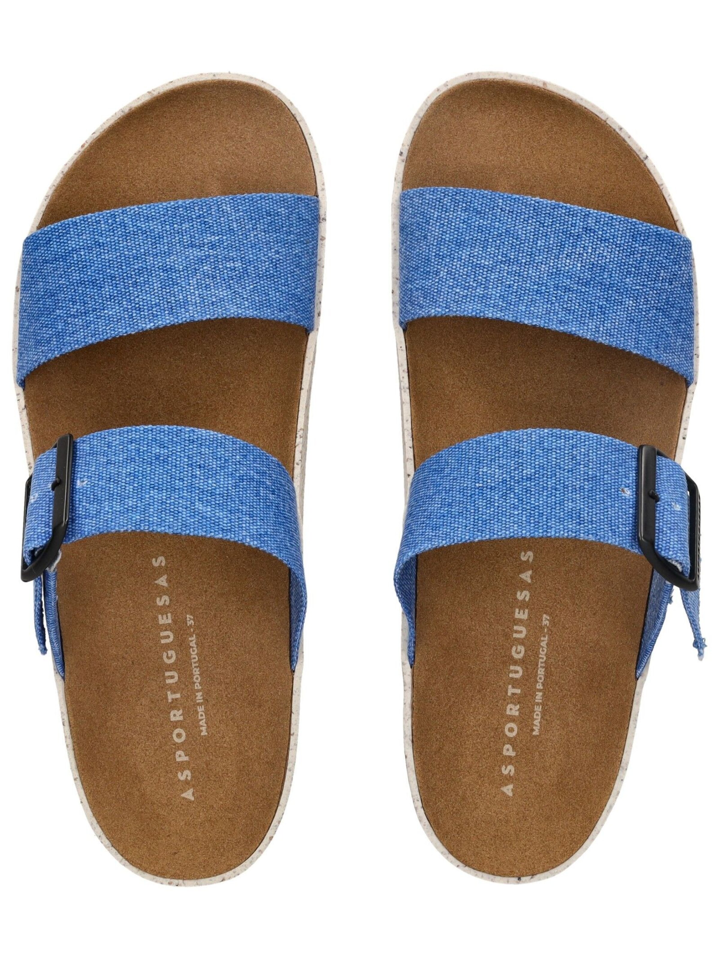 Mule Asportuguesas en bleu