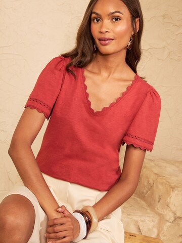 love & roses Shirt in Brown
