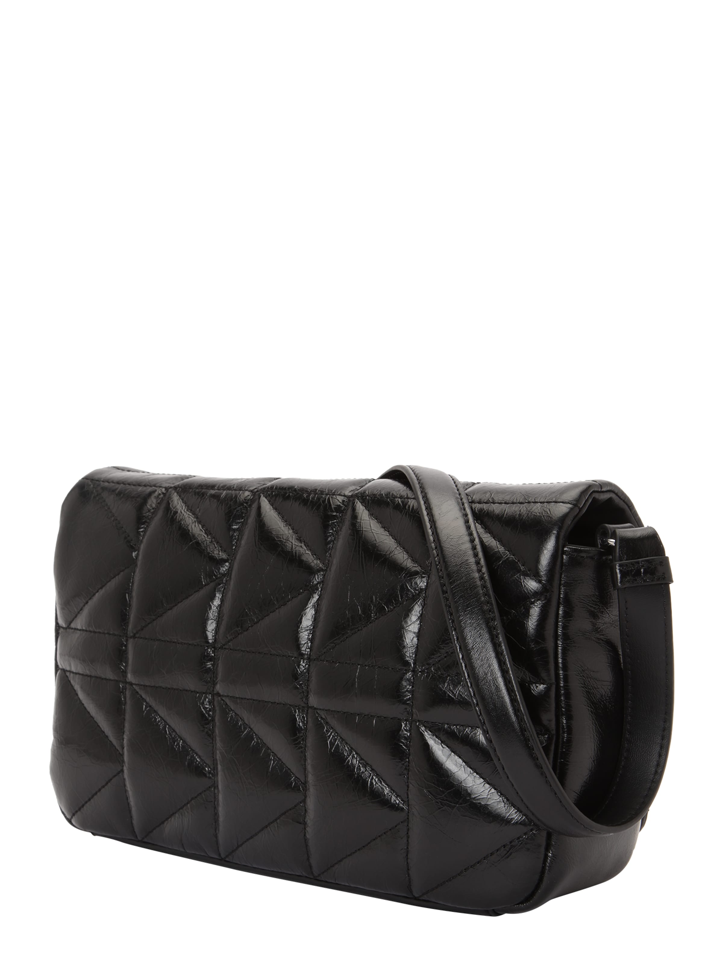 Karl Lagerfeld Чанта за през рамо в черно: отстрани