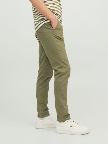 JACK & JONES Regular Chinohose 'Marco Fred AKM' in Grün