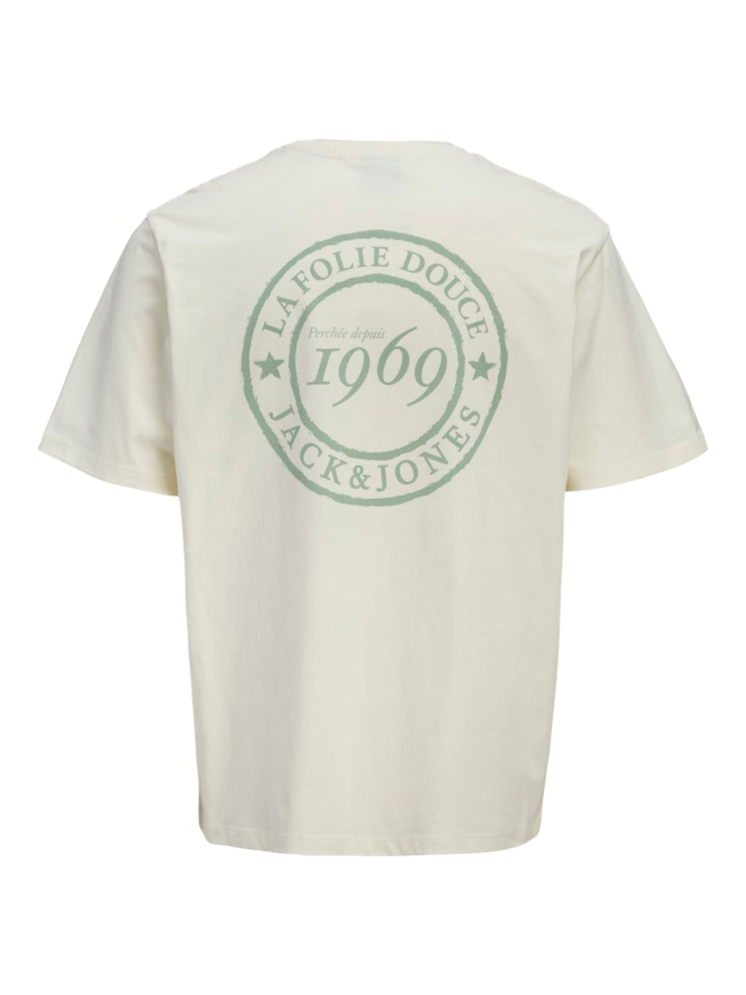 JACK & JONES Shirt 'JORFOLIE HAZE TEE SS CREW NECK' in Wit