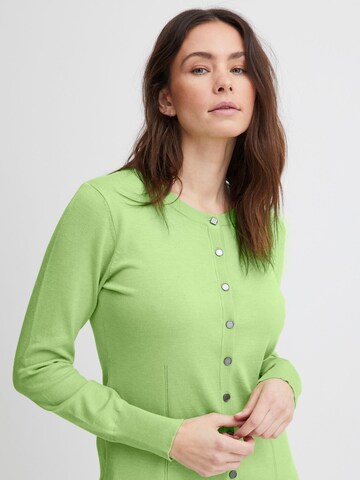 Cardigan 'Sara' PULZ Jeans en vert : devant