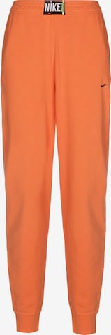 Effilé Pantalon Nike Sportswear en orange : devant