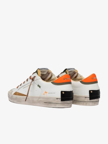 Sneaker bassa di Crime London in bianco