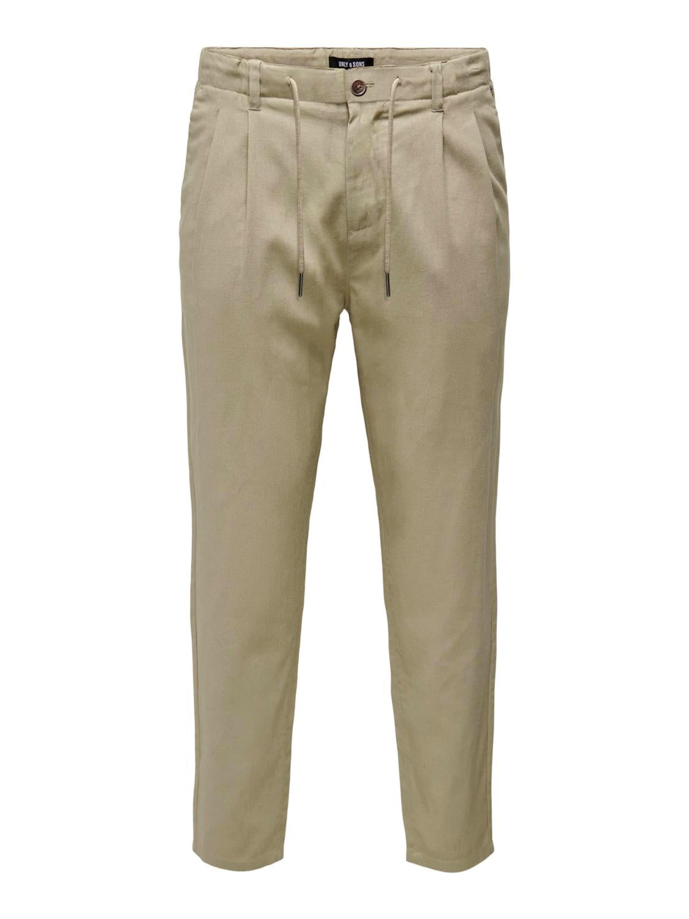 Only & Sons Broek '22025785' in 29/32 in de kleur Beige, Productweergave