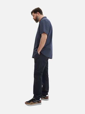 TOM TAILOR Men + Slim fit Chino trousers in Blue