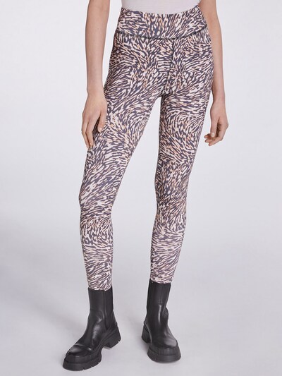 SET Leggings in marine / altrosa / weiß, Modelansicht