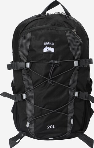 ADIDAS ORIGINALS Backpack 'Adventure' in Black: front