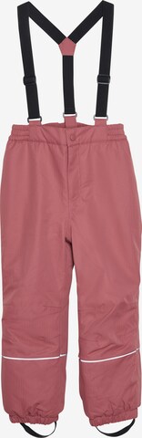 Regular Pantalon 'Snow' MINYMO en rose : devant