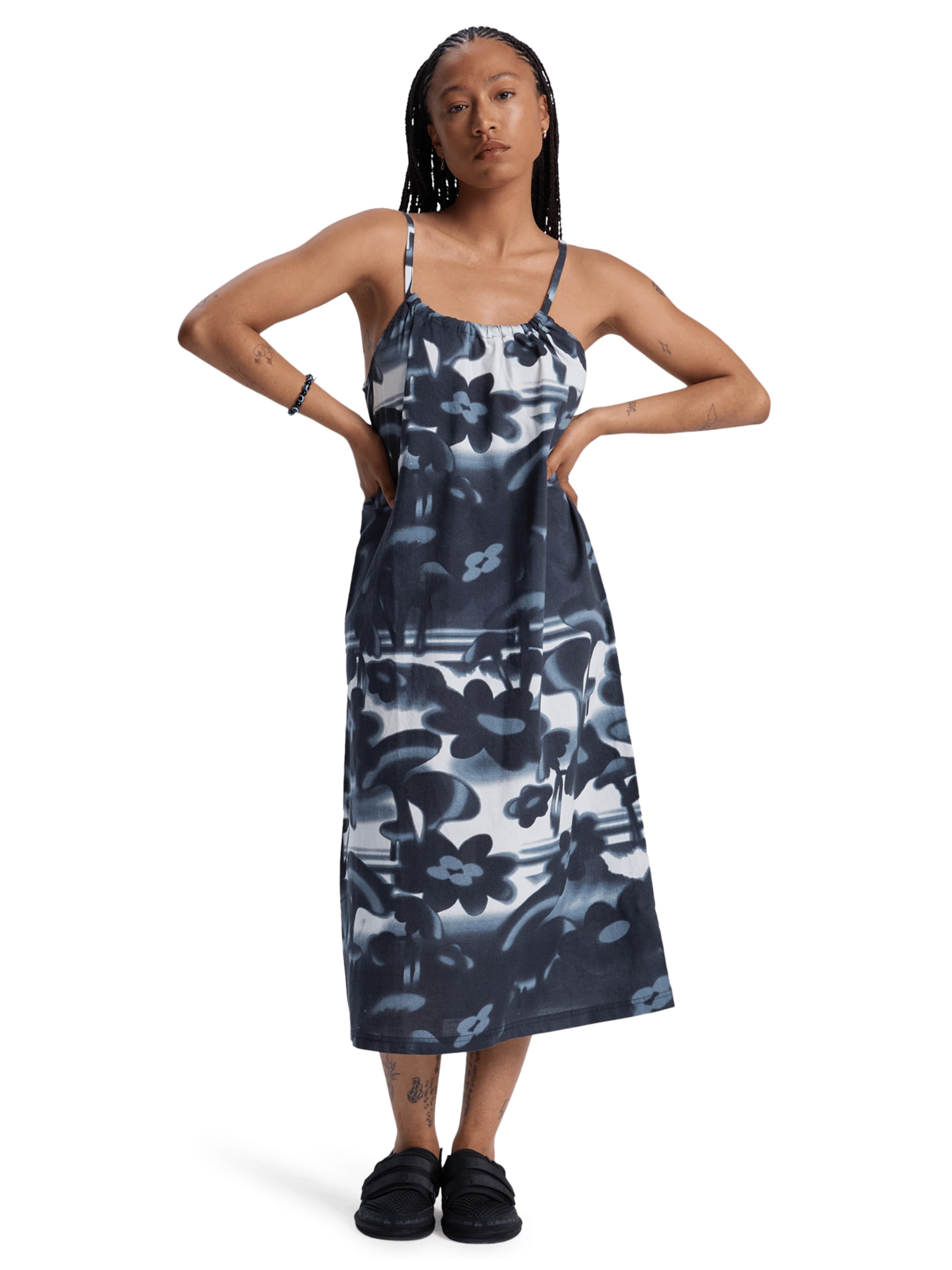 QUIKSILVER Jurk 'Philia' in Blauw: voorkant