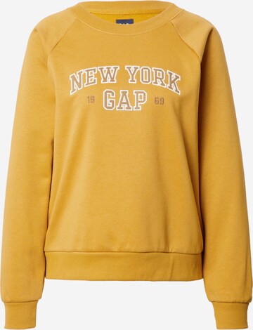 Sweat-shirt GAP en jaune : devant