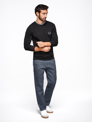 Ombre Shirt‌‌‌‌‌‌‌ in Schwarz