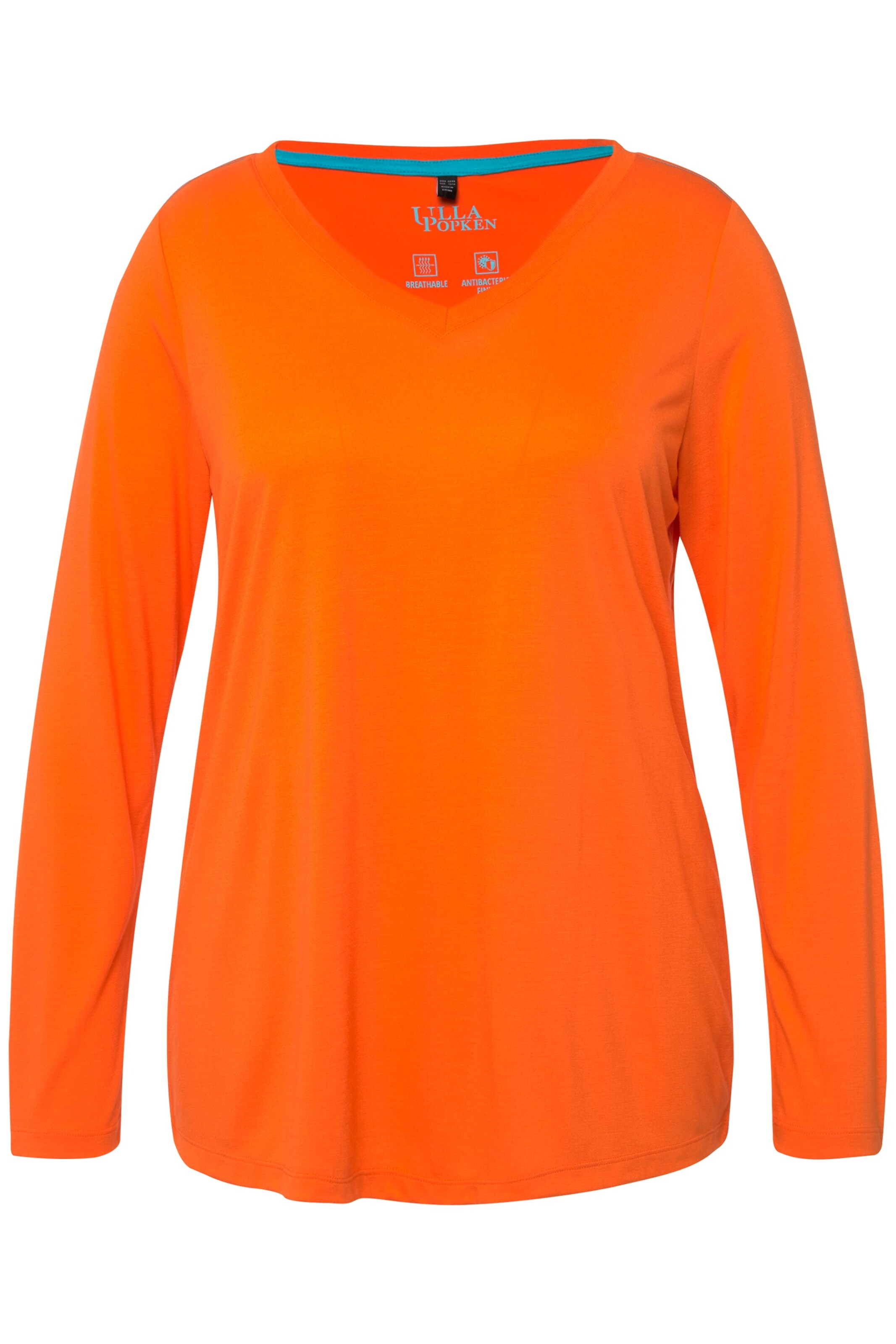 Ulla Popken Shirt in Oranje: voorkant