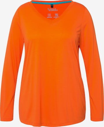 Ulla Popken Shirt in Oranje: voorkant