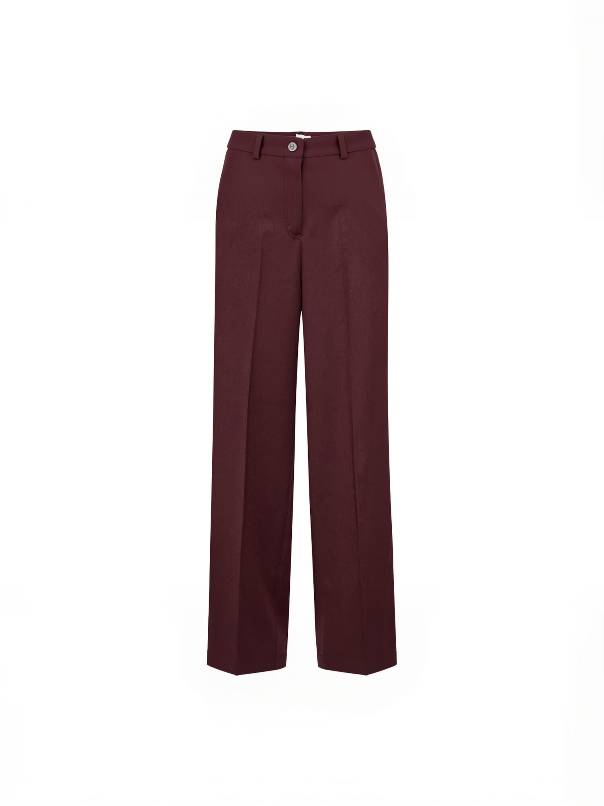 co'couture - Regular Calças ' TerryCC ' em vermelho: frente