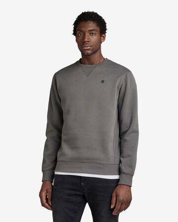 G-Star RAW Sweatshirt in Grijs: voorkant