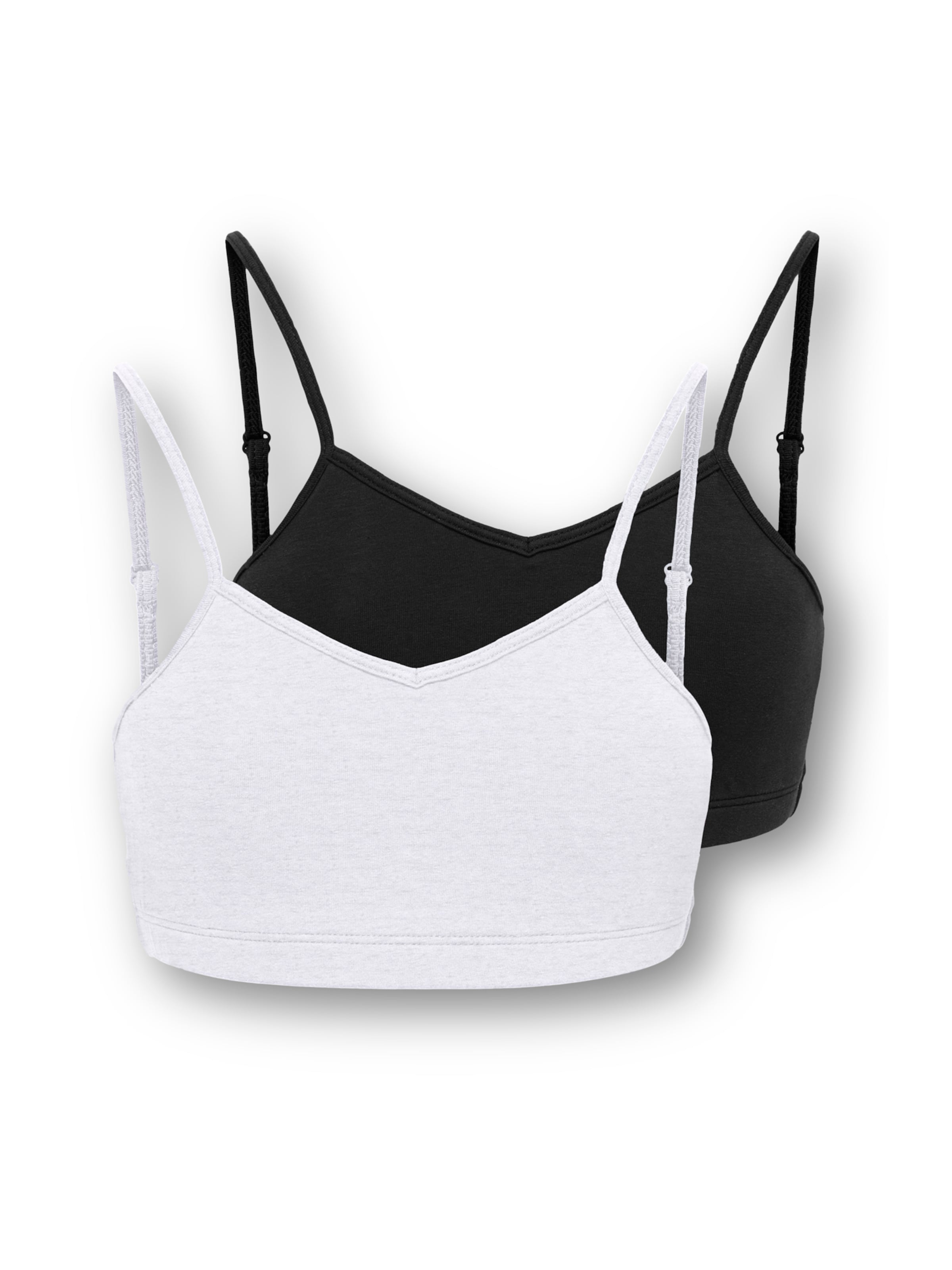 ONLY GIRLS Бюстье Бюстгальтер 'KOGLola' в Серый: спереди