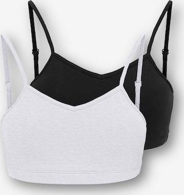 ONLY GIRLS Biustonosz 'KOGLola' w kolorze szary: przód