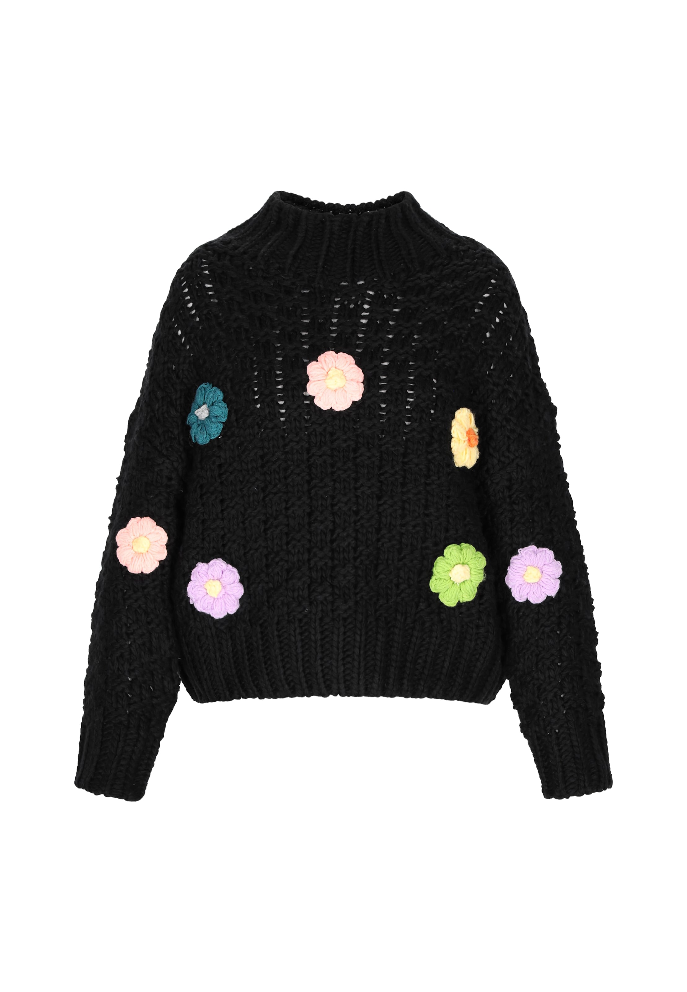 IZIA Kampsun, värv must: eest vaates