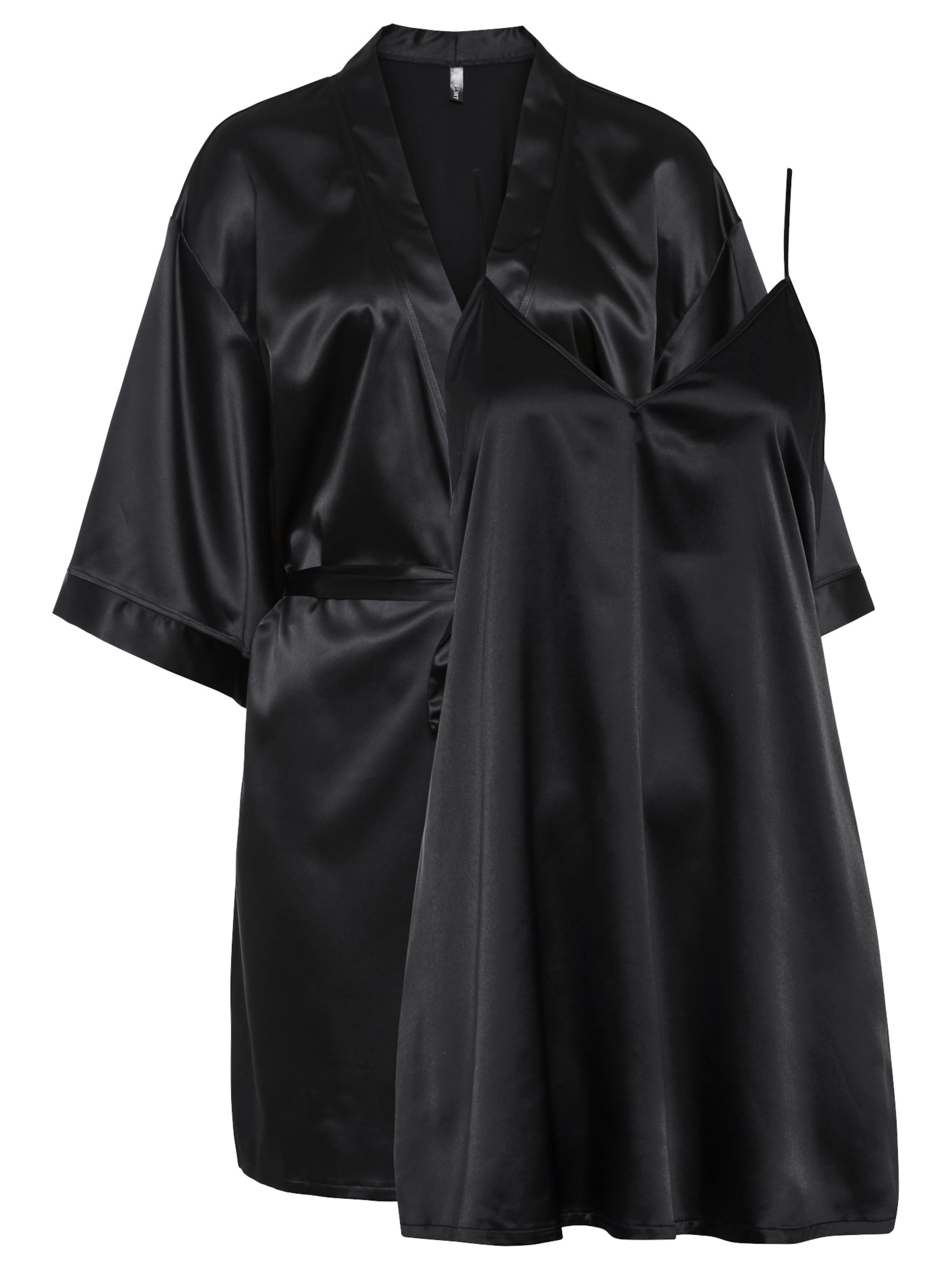 bonprix Bustier Set in Schwarz: Vorderseite