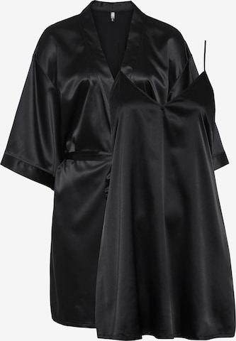 bonprix Bustier Set in Schwarz: Vorderseite